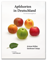Titelseite des Buchs "Apfelsorten in Deutschland" mit ausführlicher Sortenbeschreibung